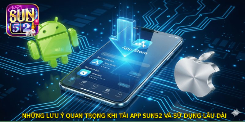 Những lưu ý quan trọng khi TẢI APP SUN52 và sử dụng lâu dài