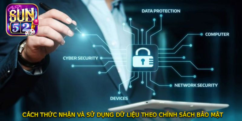 Cách thức nhận và sử dụng dữ liệu theo CHÍNH SÁCH BẢO MẬT